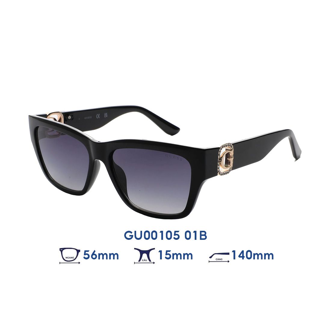  Kính mát GUESS GU00105 01B 