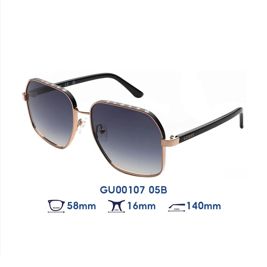  Kính mát GUESS GU00107 05B 