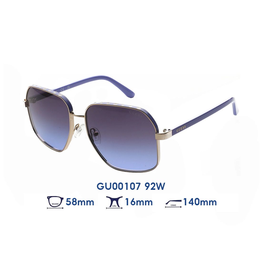  Kính mát GUESS GU00107 92W 