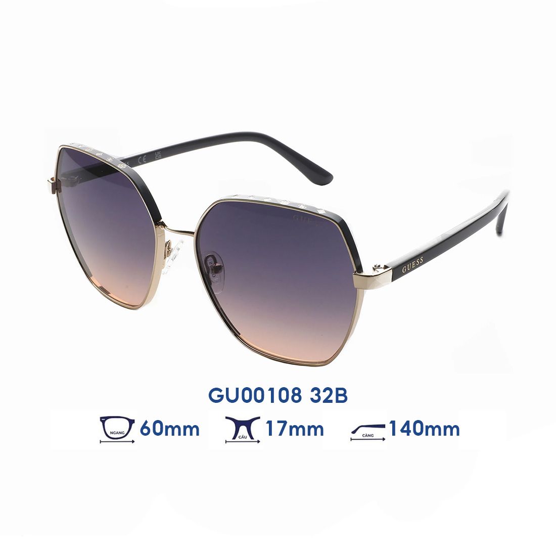  Kính mát GUESS GU00108 32B 