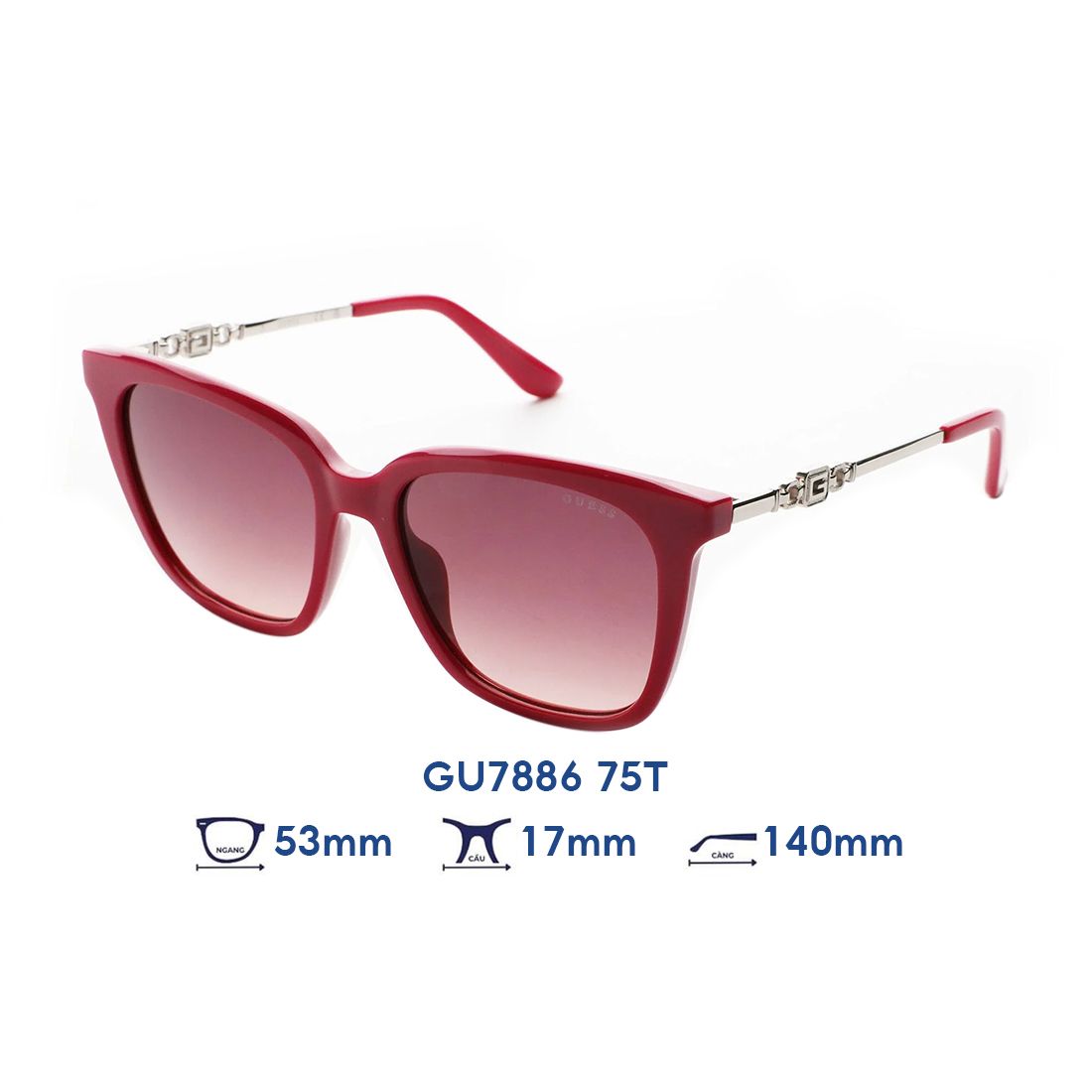  Kính mát GUESS GU7886 75T 