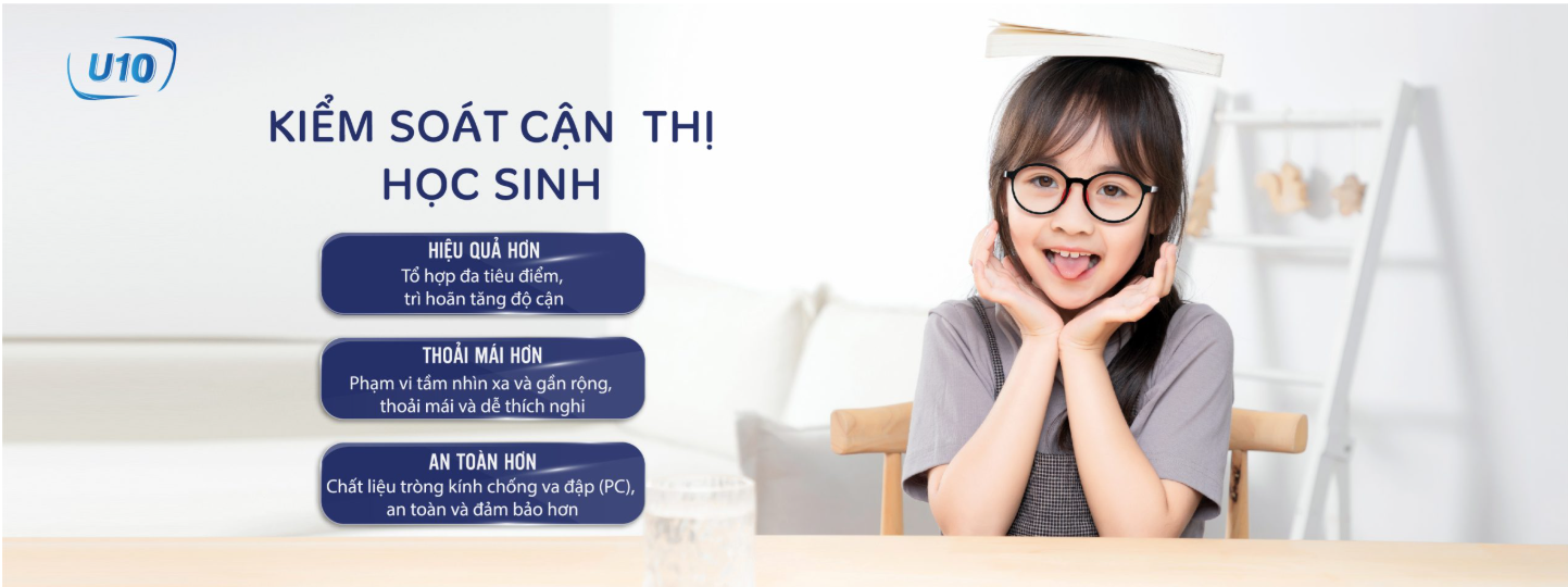 Tròng kính kiểm soát cận thị U10