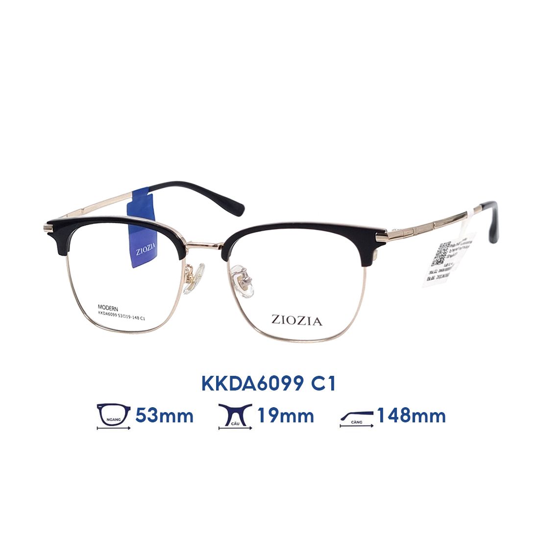  Gọng kính Ziozia KKDA6099 C1 