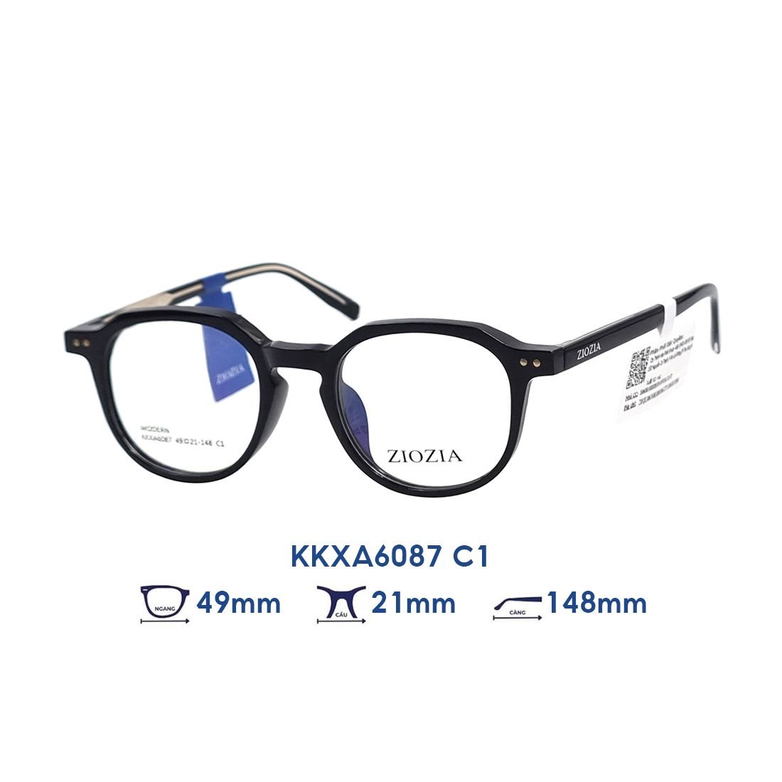  Gọng kính Ziozia KKXA6087 C1 