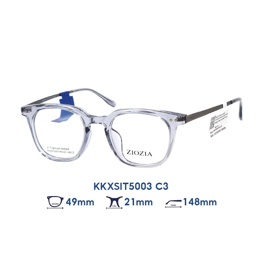  Gọng kính Ziozia KKXSIT5003 C3 
