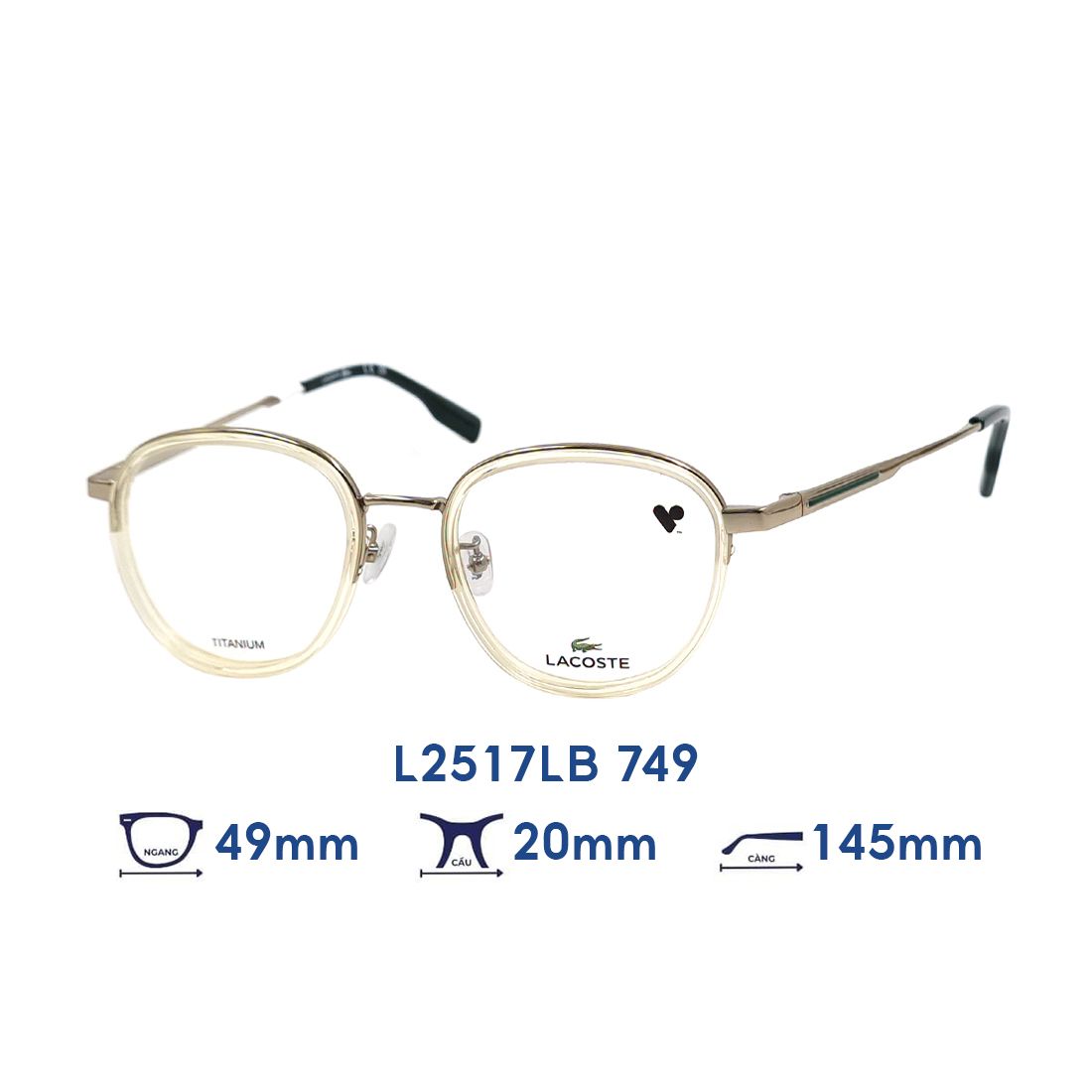  Gọng kính LACOSTE L2517LB 749 
