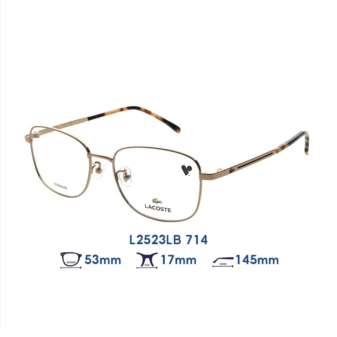  Gọng kính LACOSTE L2523LB 714 