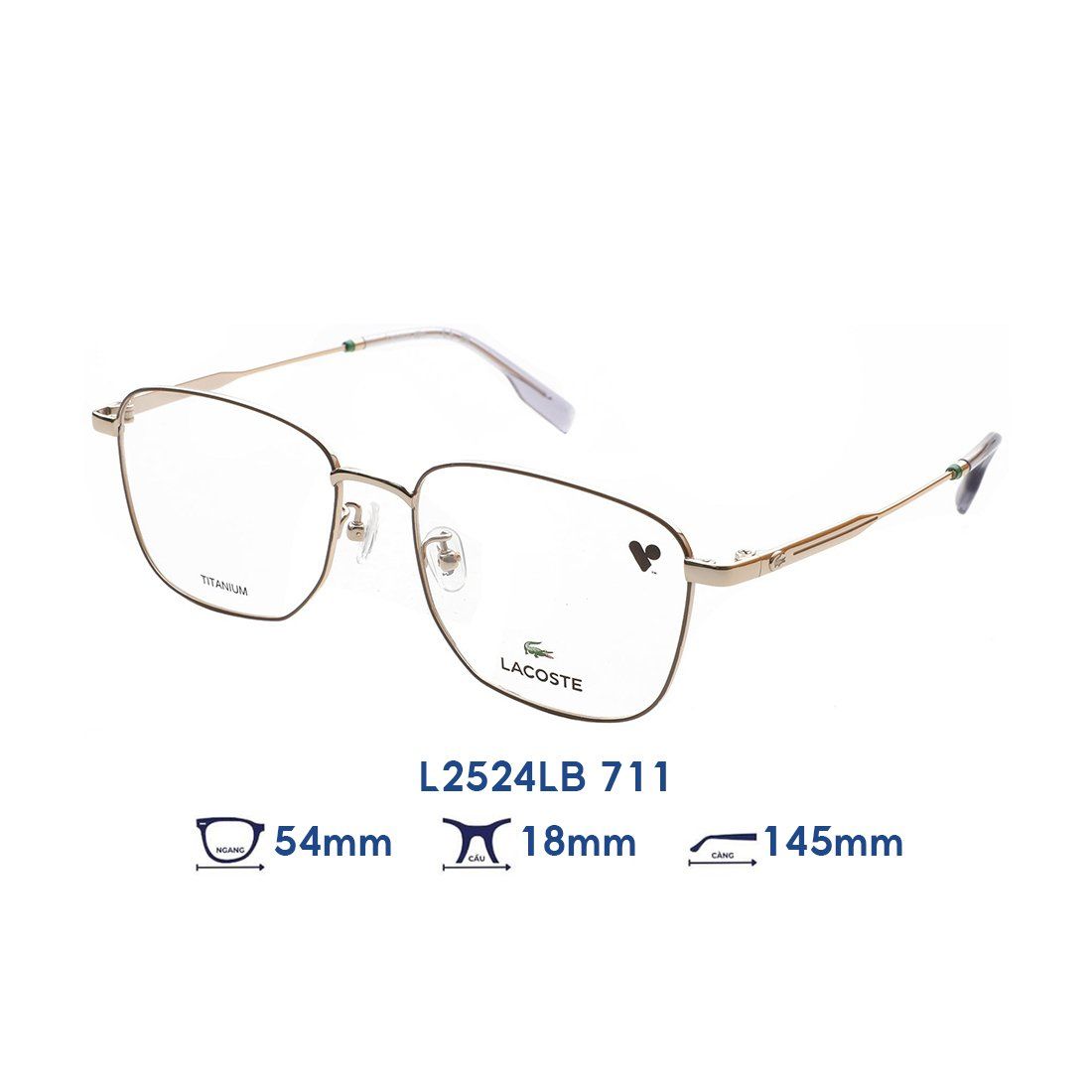  Gọng kính LACOSTE L2524LB 711 