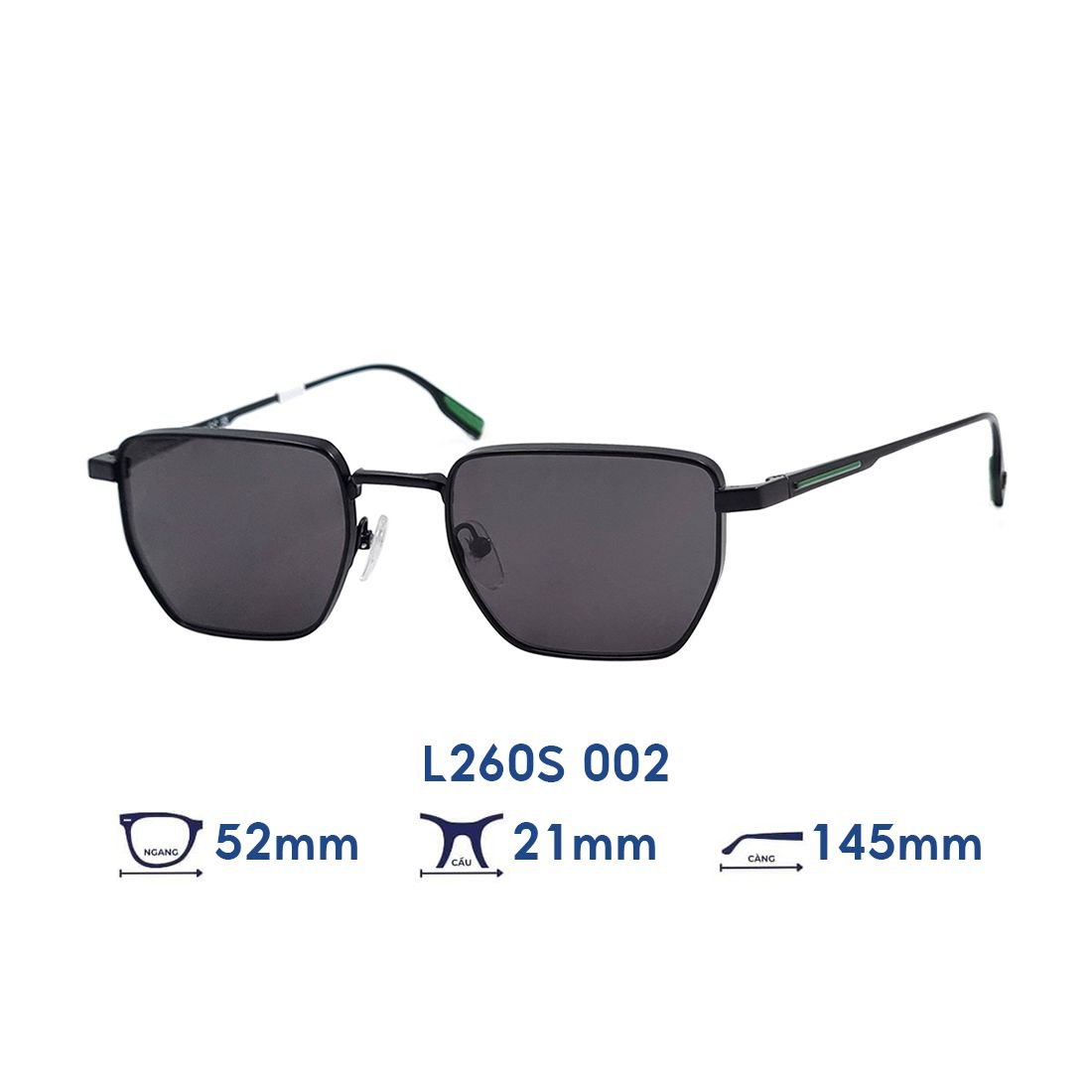  Kính mát LACOSTE L260S 002 