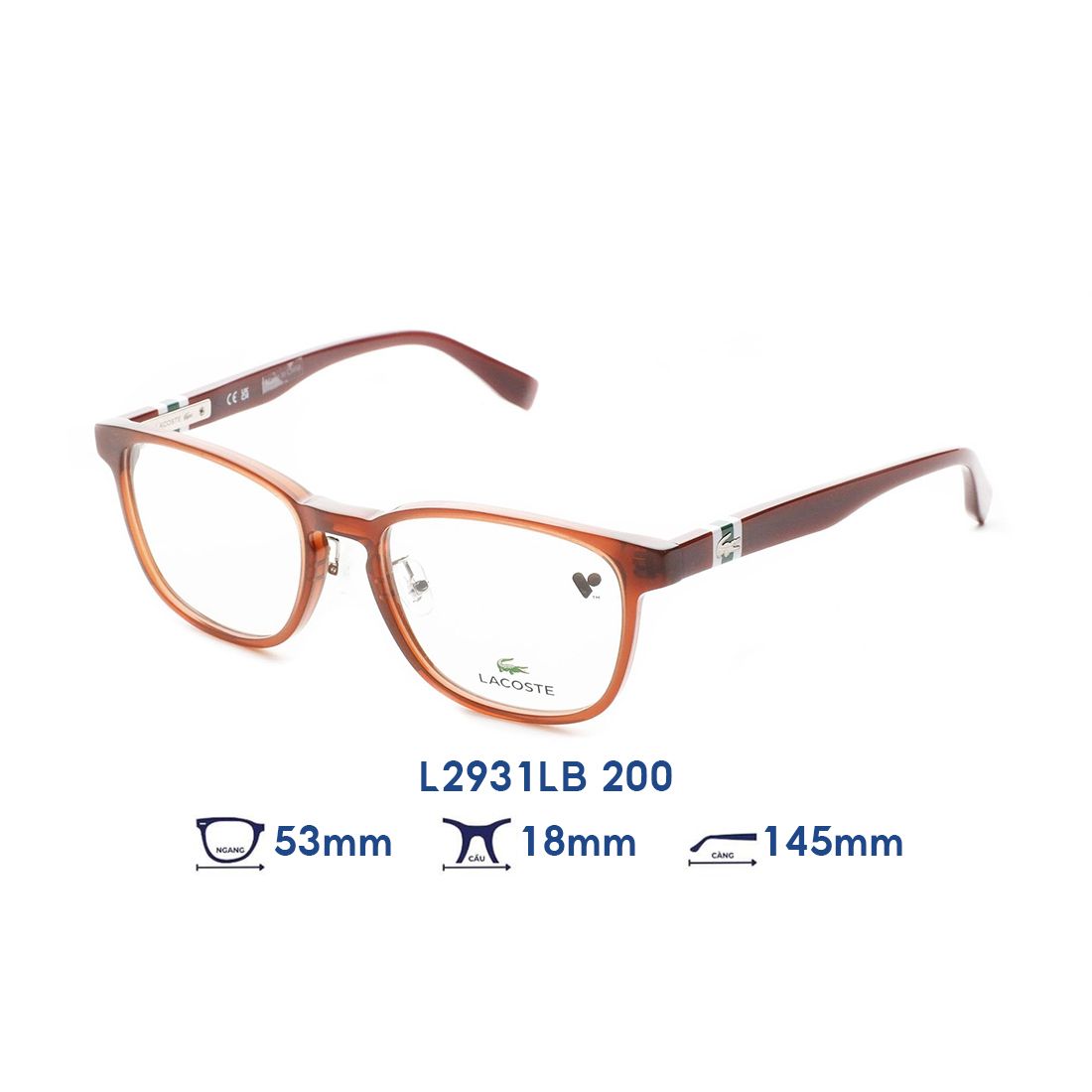  Gọng kính LACOSTE L2931LB 200 
