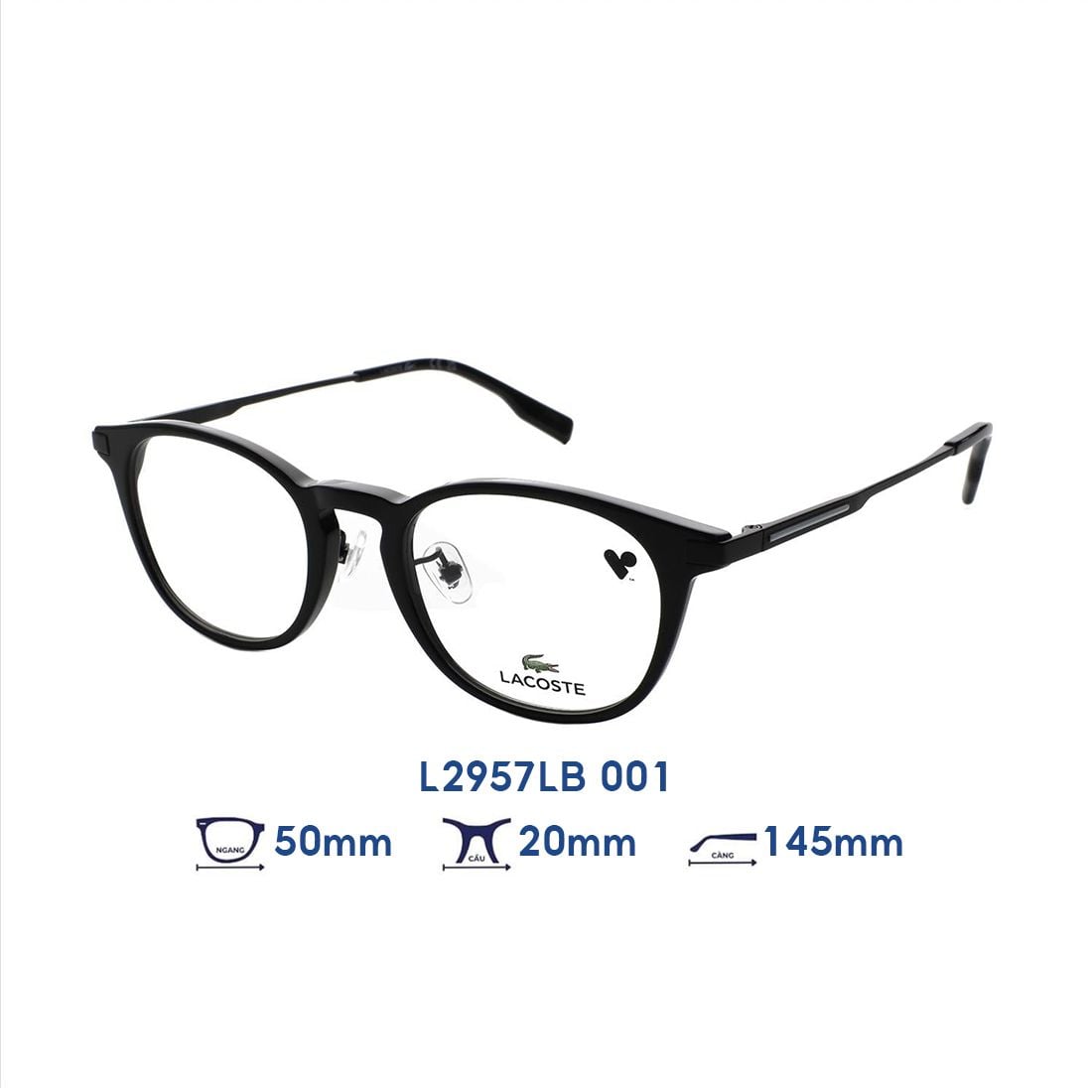  Gọng kính LACOSTE L2957LB 001 