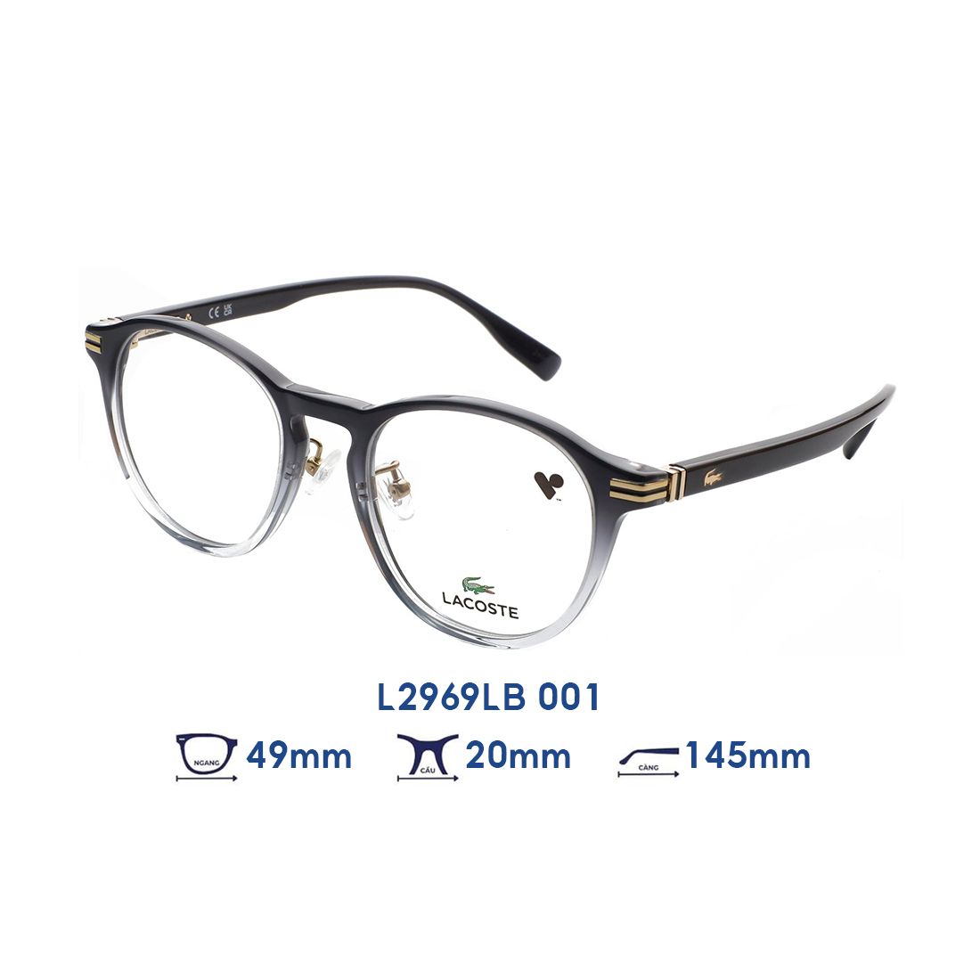  Gọng kính LACOSTE L2969LB 070 