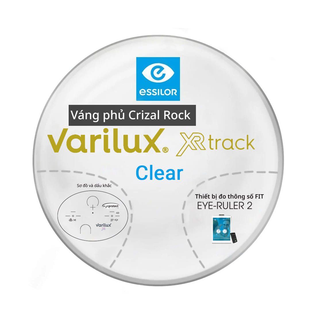 Tròng Đánh Essilor Varilux XR Track - Công Nghệ AI Phản Ứng Theo Mắt 