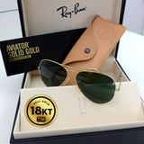  Kính mát Rayban RB3025K AVIATOR SOLID GOLD 18KARAT 160/N5 + Tặng phiếu mua hàng trị giá 500.000 vnđ 