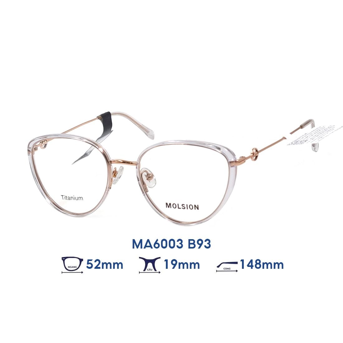 Gọng kính MOLSION MA6003 B93 