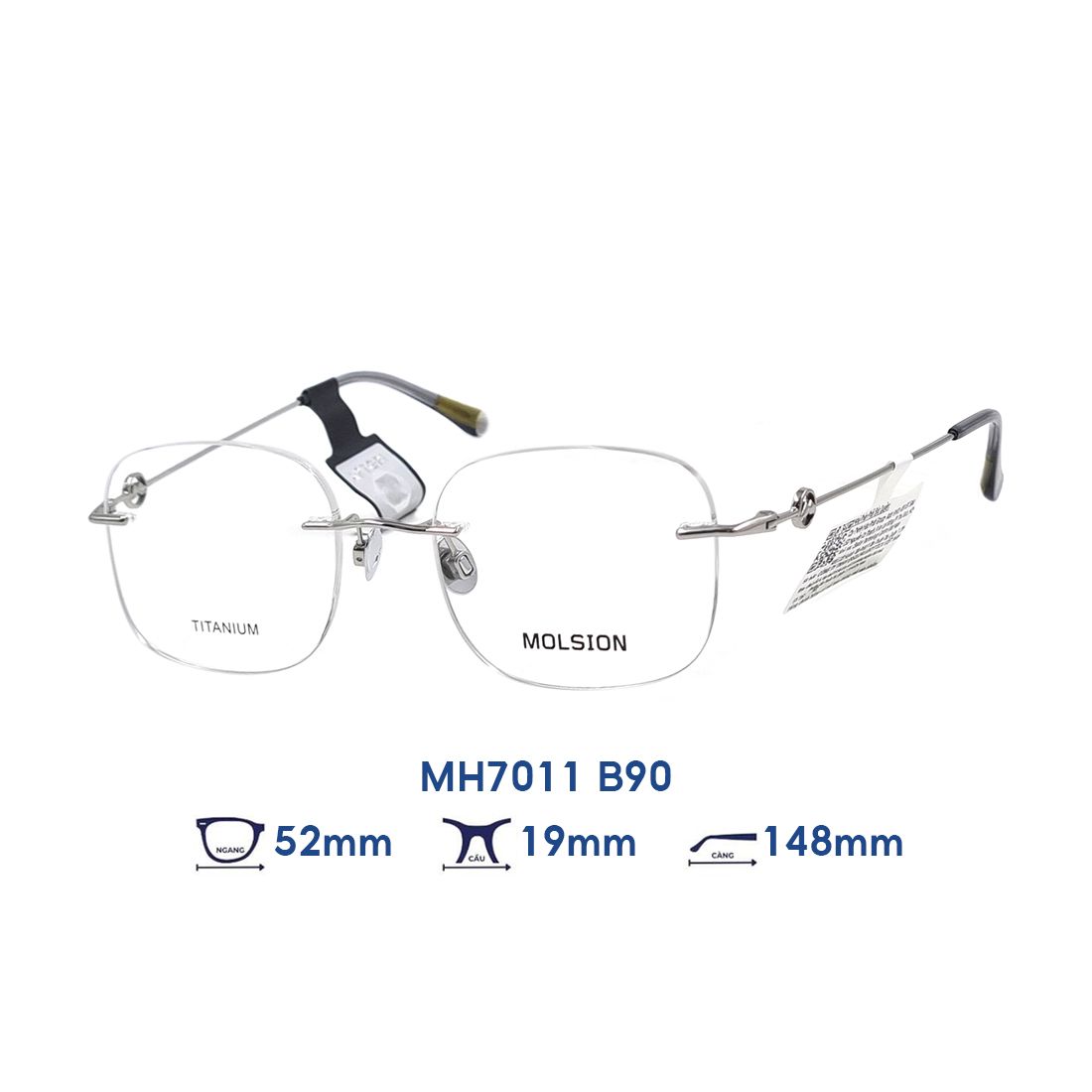  Gọng kính MOLSION MH7011 B90 