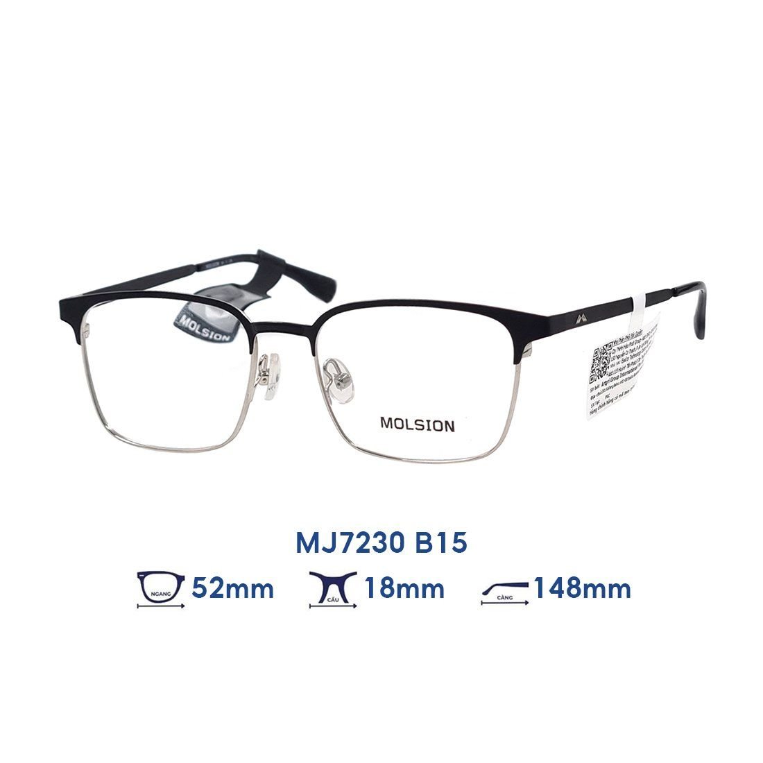  Gọng kính MOLSION MJ7230 B15 