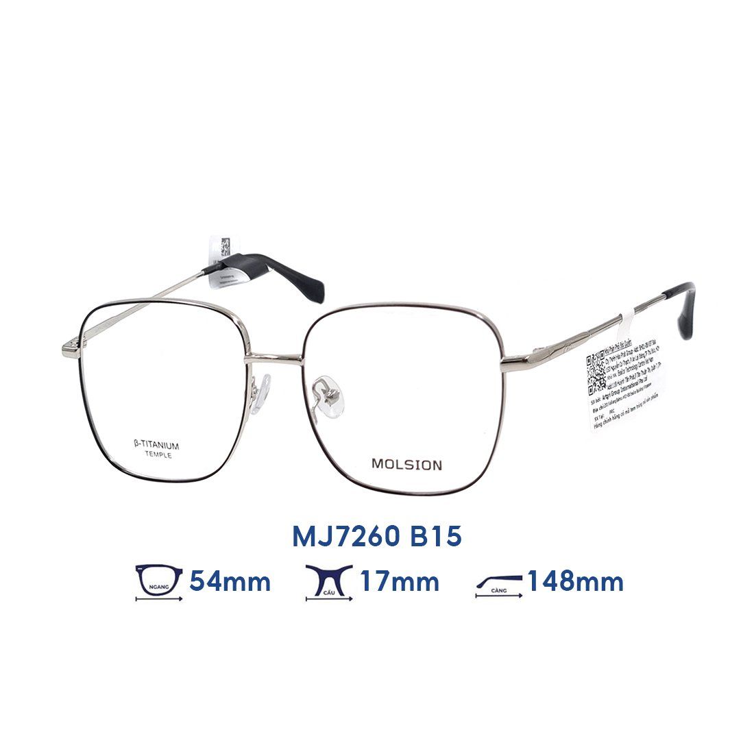  Gọng kính MOLSION MJ7260 B15 