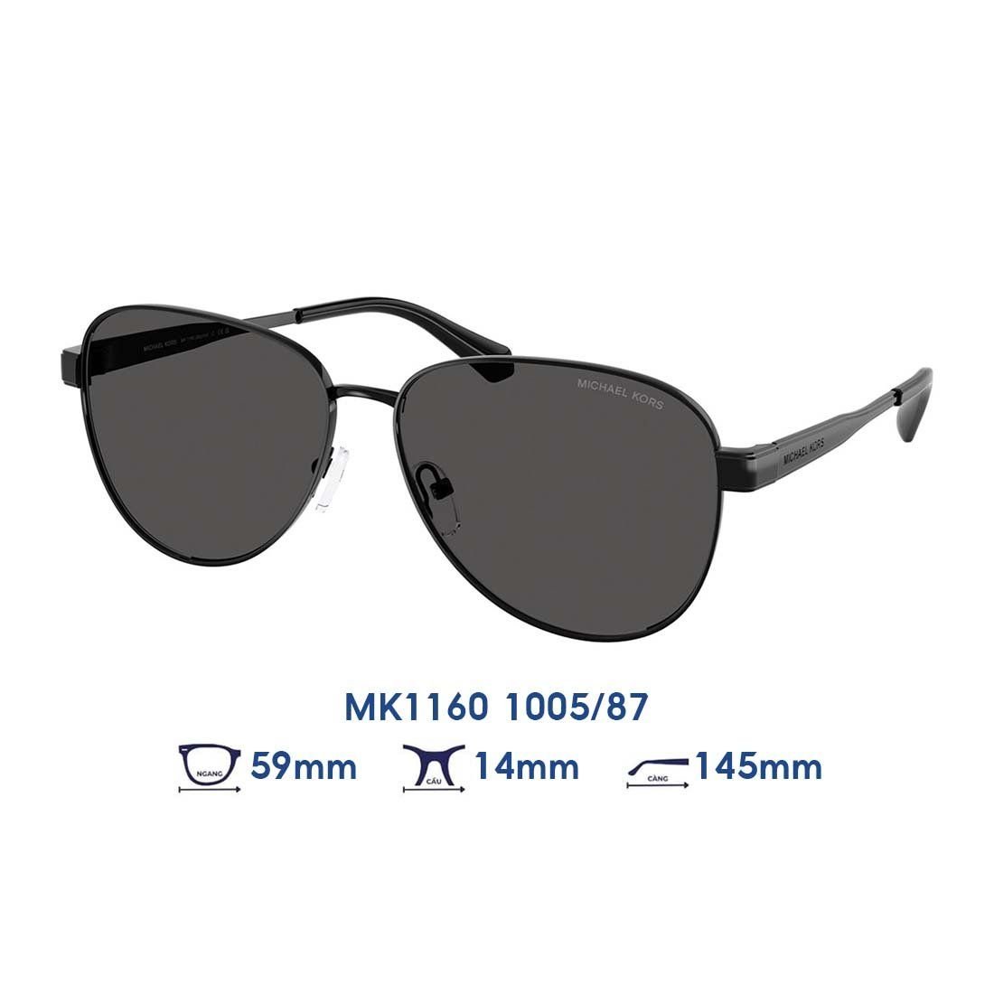  Kính mát MICHAEL KORS MK1160 1005/87 