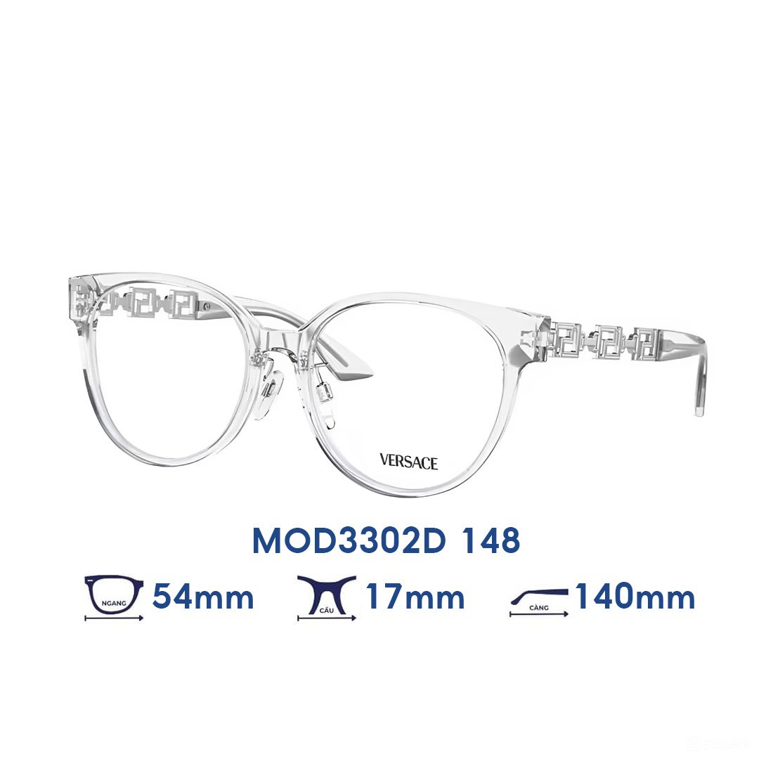  Gọng kính VERSACE MOD3302D 148 