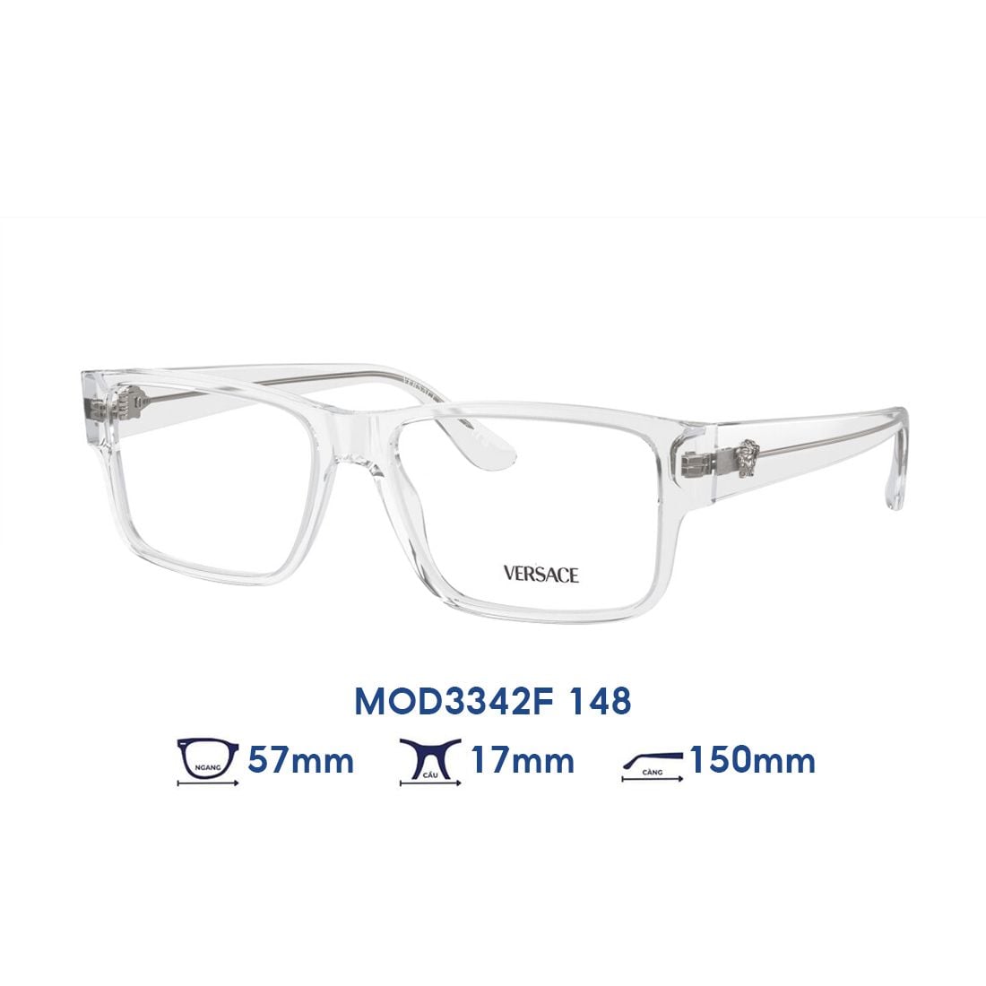 Gọng kính VERSACE MOD3342F 148