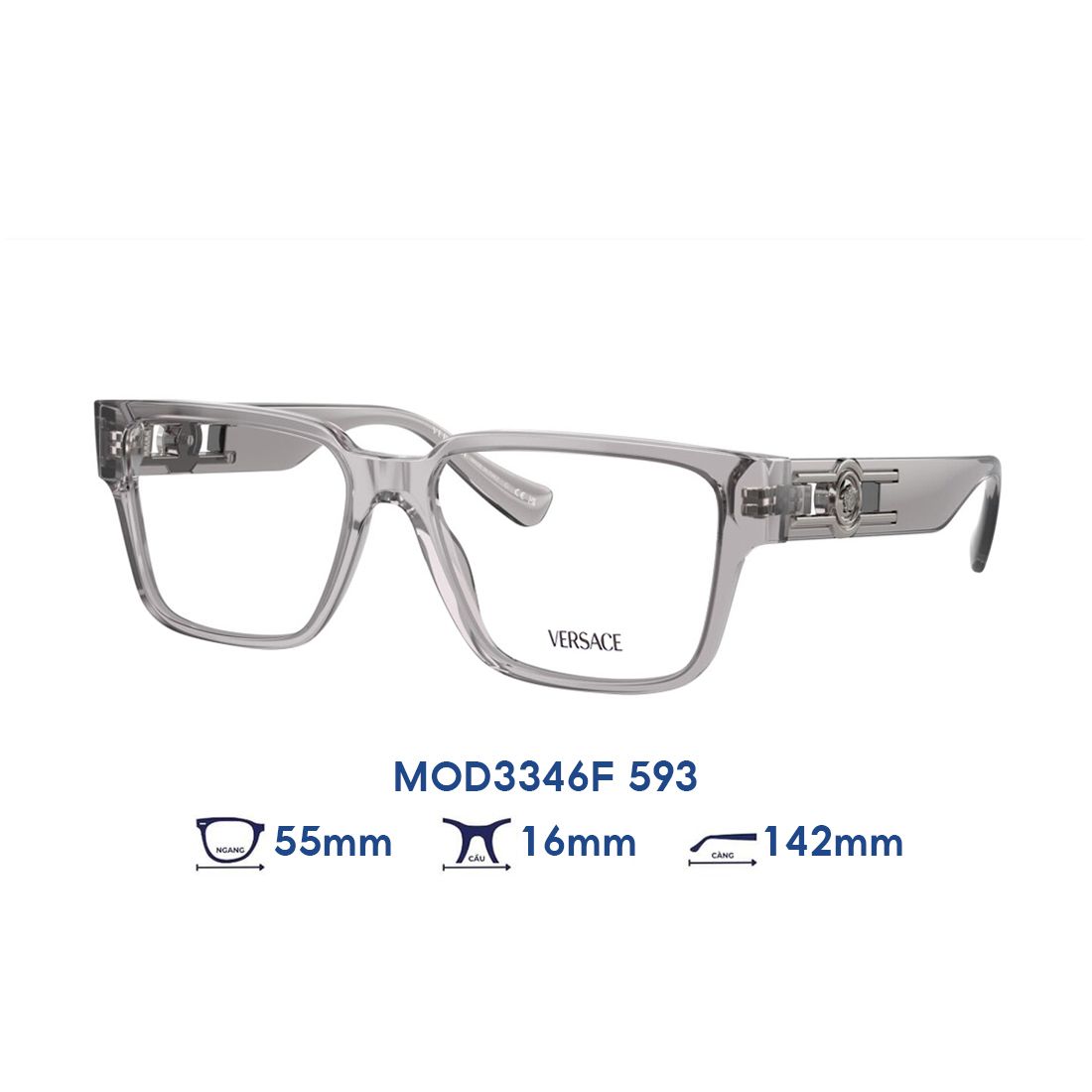 Gọng kính VERSACE MOD3346F 593 