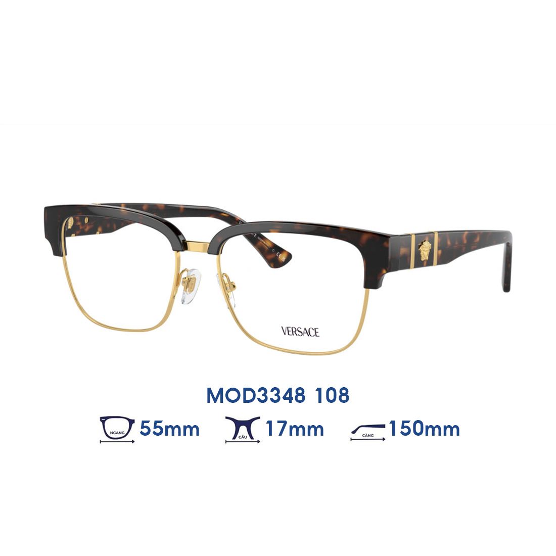  Gọng kính VERSACE MOD3348 108 