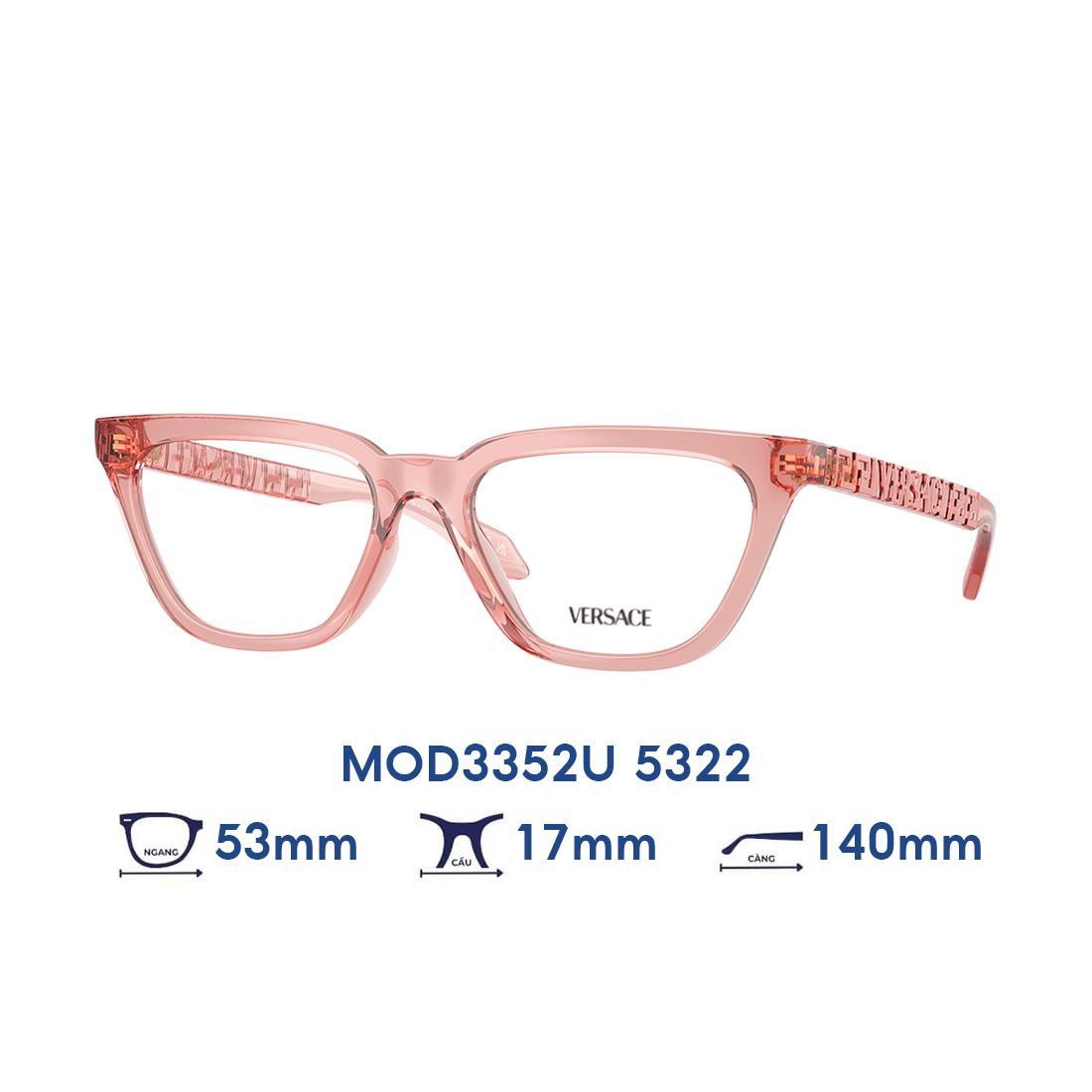  Gọng kính VERSACE MOD3352U 5322 