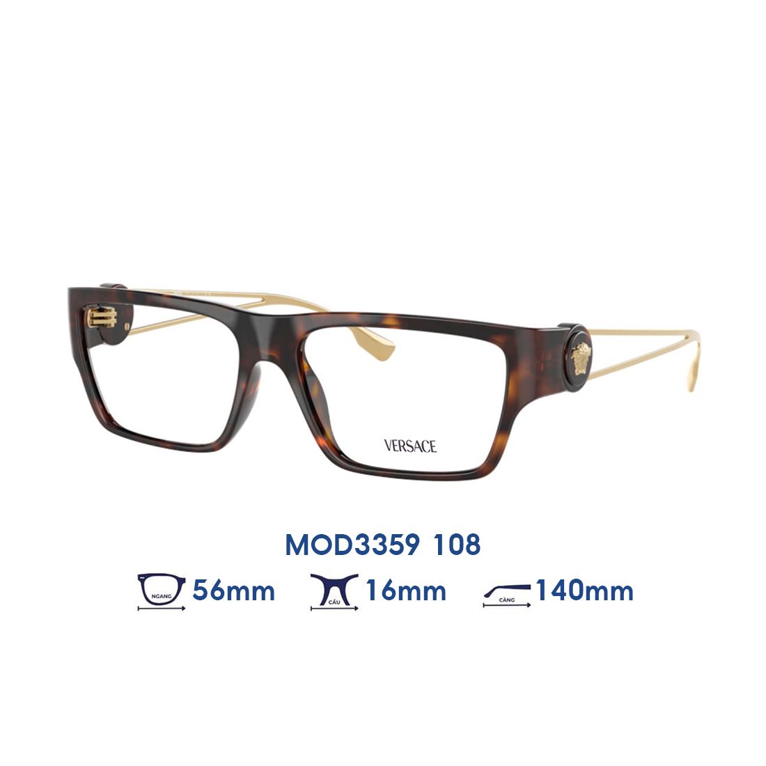  Gọng kính VERSACE MOD3359 108 