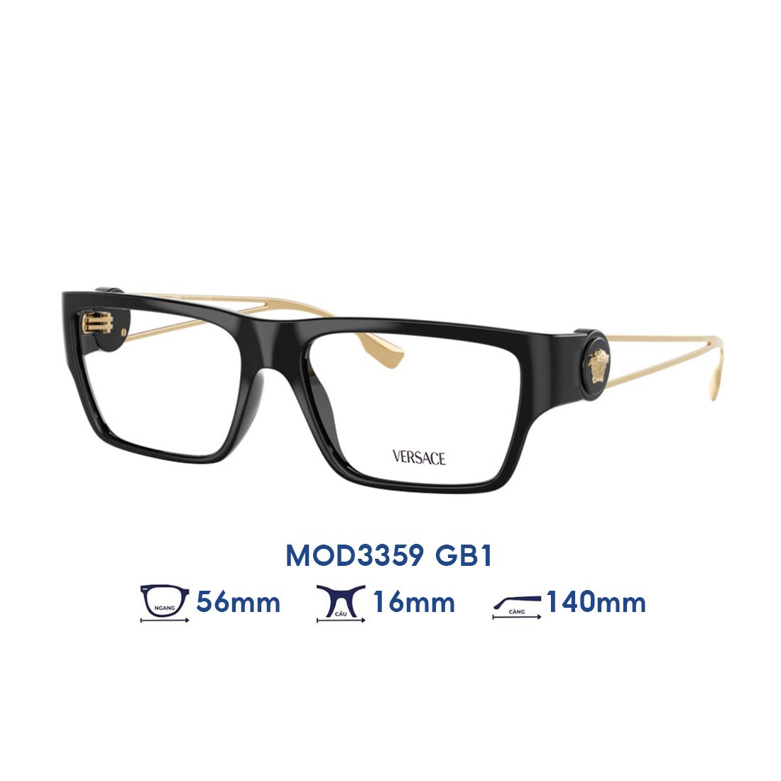  Gọng kính VERSACE MOD3359 GB1 