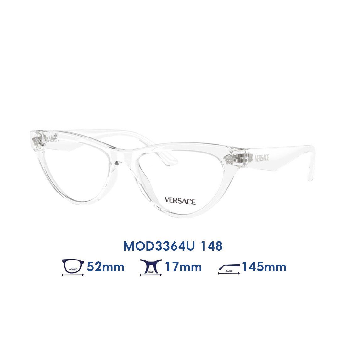  Gọng kính VERSACE MOD3364U 148 