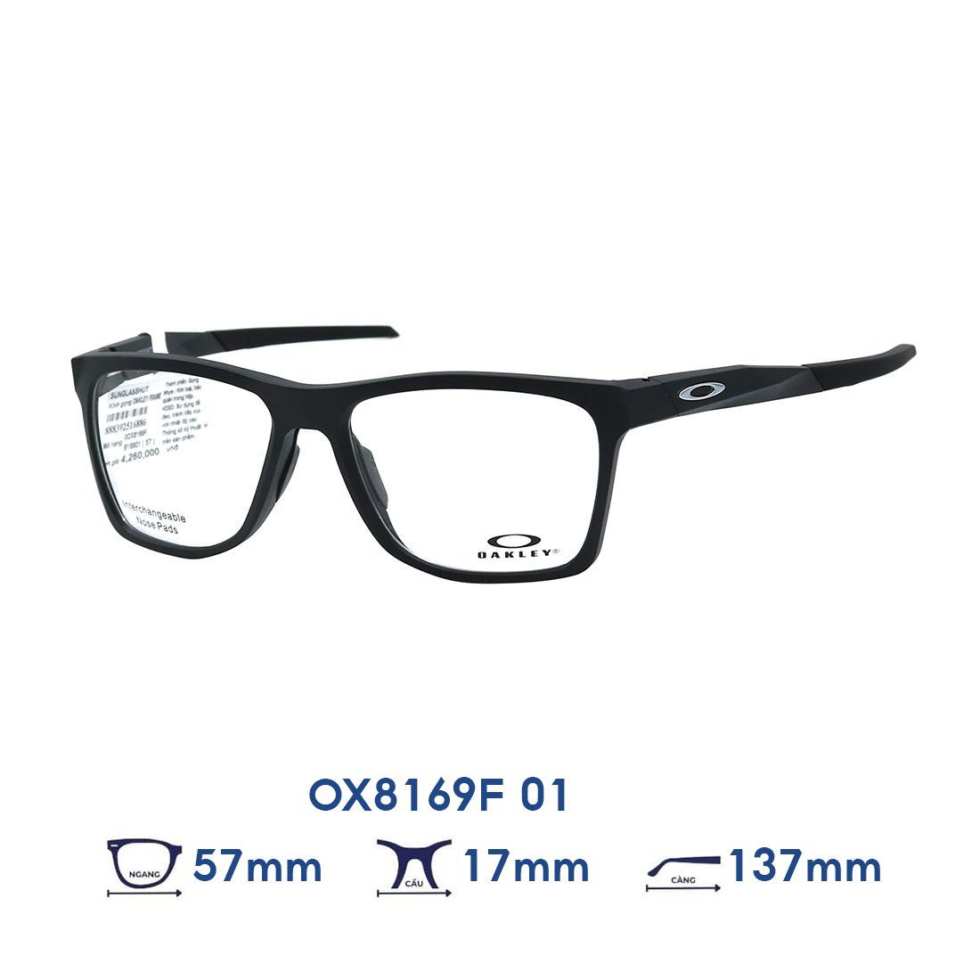  Gọng kính OAKLEY OX8169F 01 