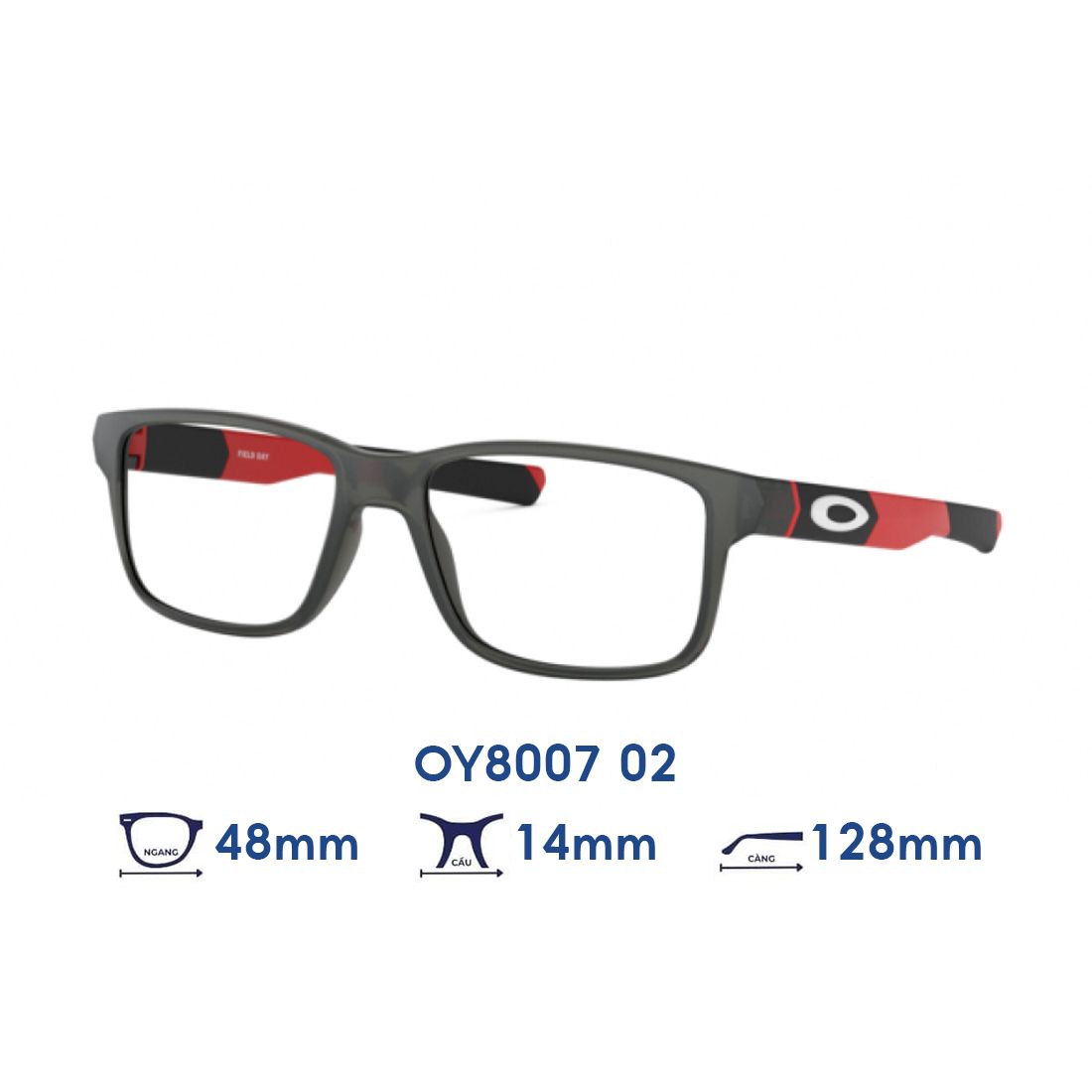  Gọng kính trẻ em Kids OAKLEY OY8007 02 