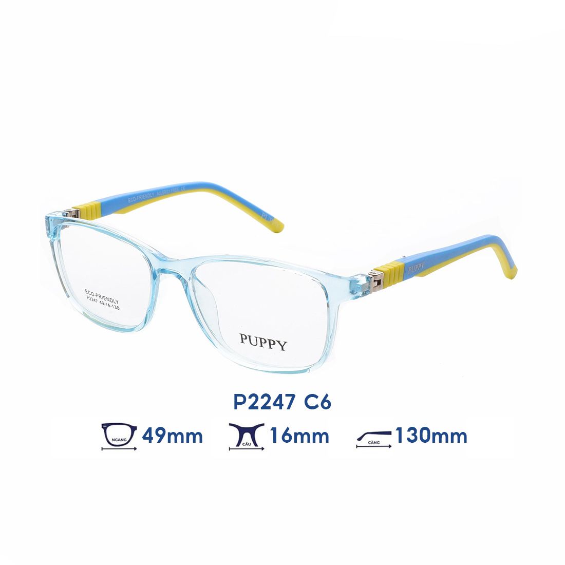  Gọng kính trẻ em kids PUPPY P2247 C6 