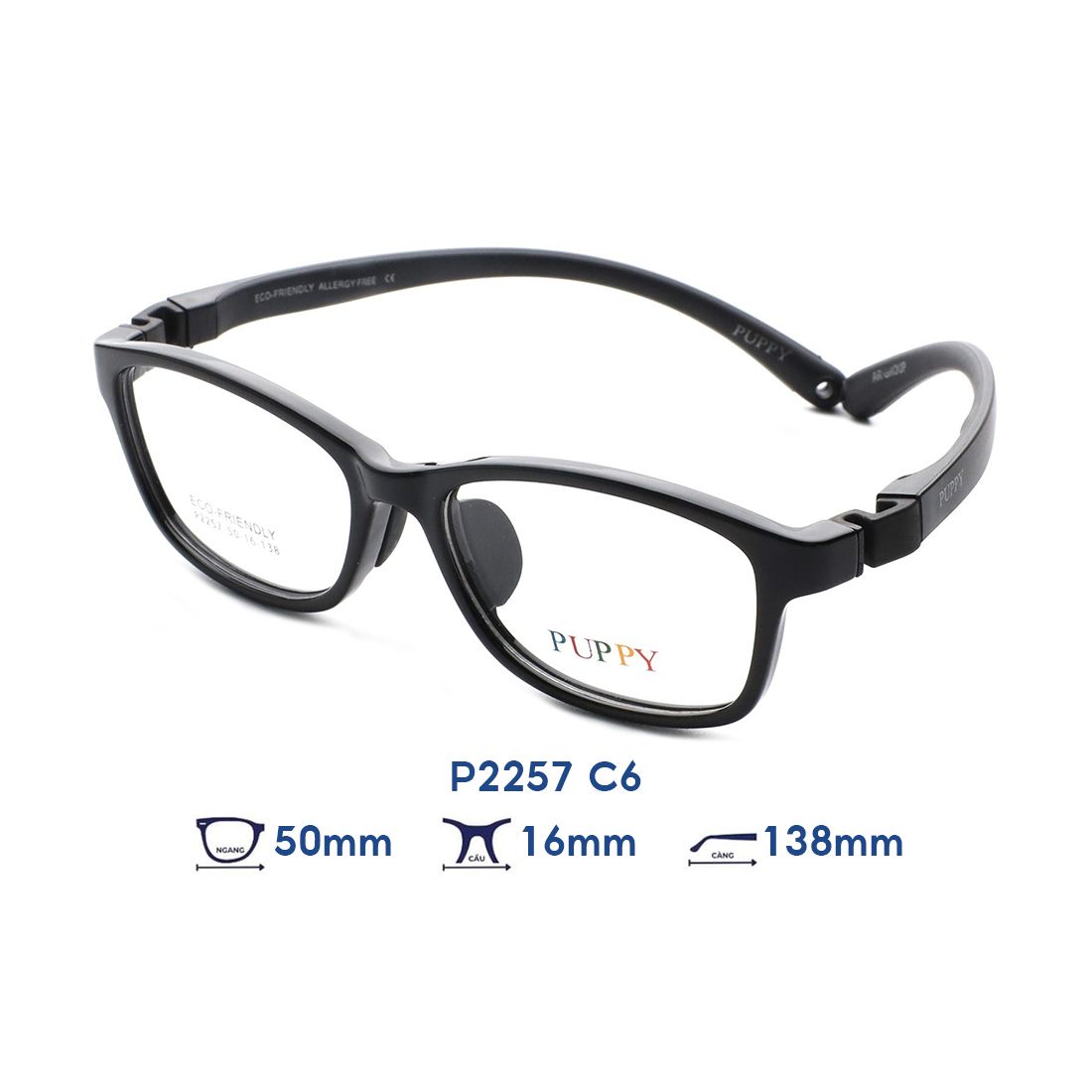  Gọng kính trẻ em kids PUPPY P2257 C6 