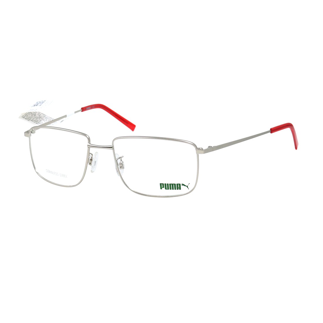 Gọng kính PUMA PE0060O 007 - Màu Bạc đỏ - Size 58