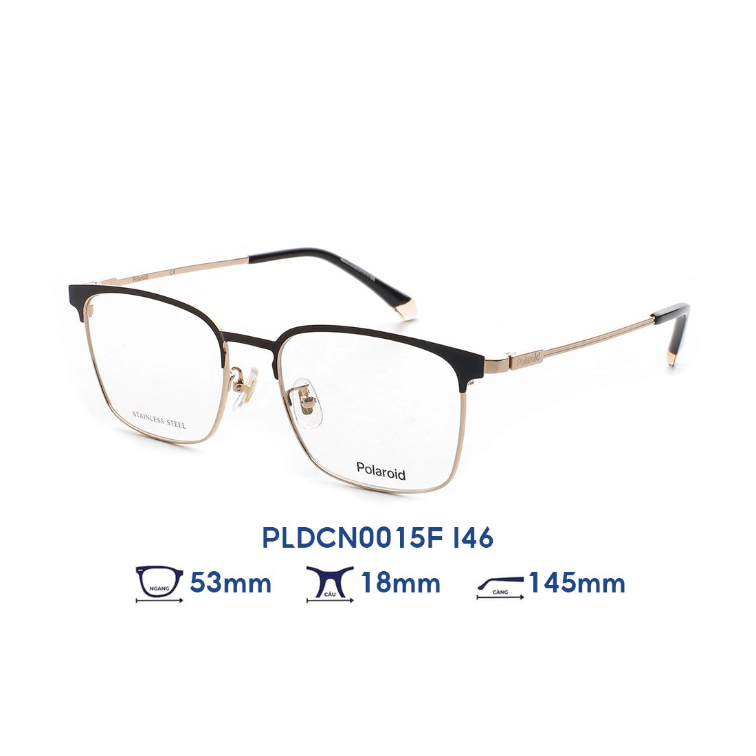  Gọng kính POLAROID PLDCN0015F I46 