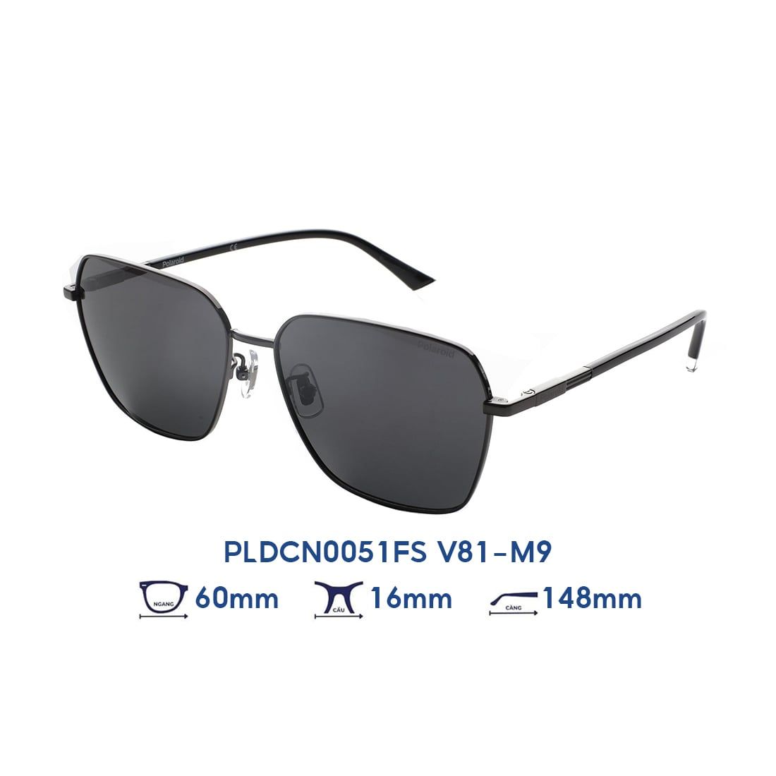  Kính mát POLAROID PLDCN0051FS V81/M9 