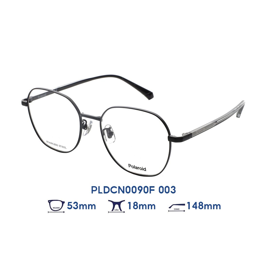  Gọng kính POLAROID PLDCN0090F 003 