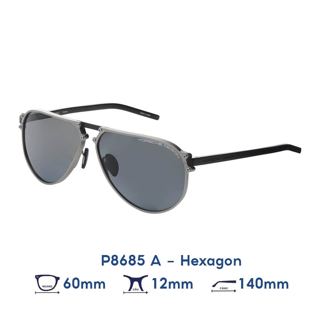  Kính mát Porsche Design P8685 A Hexagon Limited Edition 