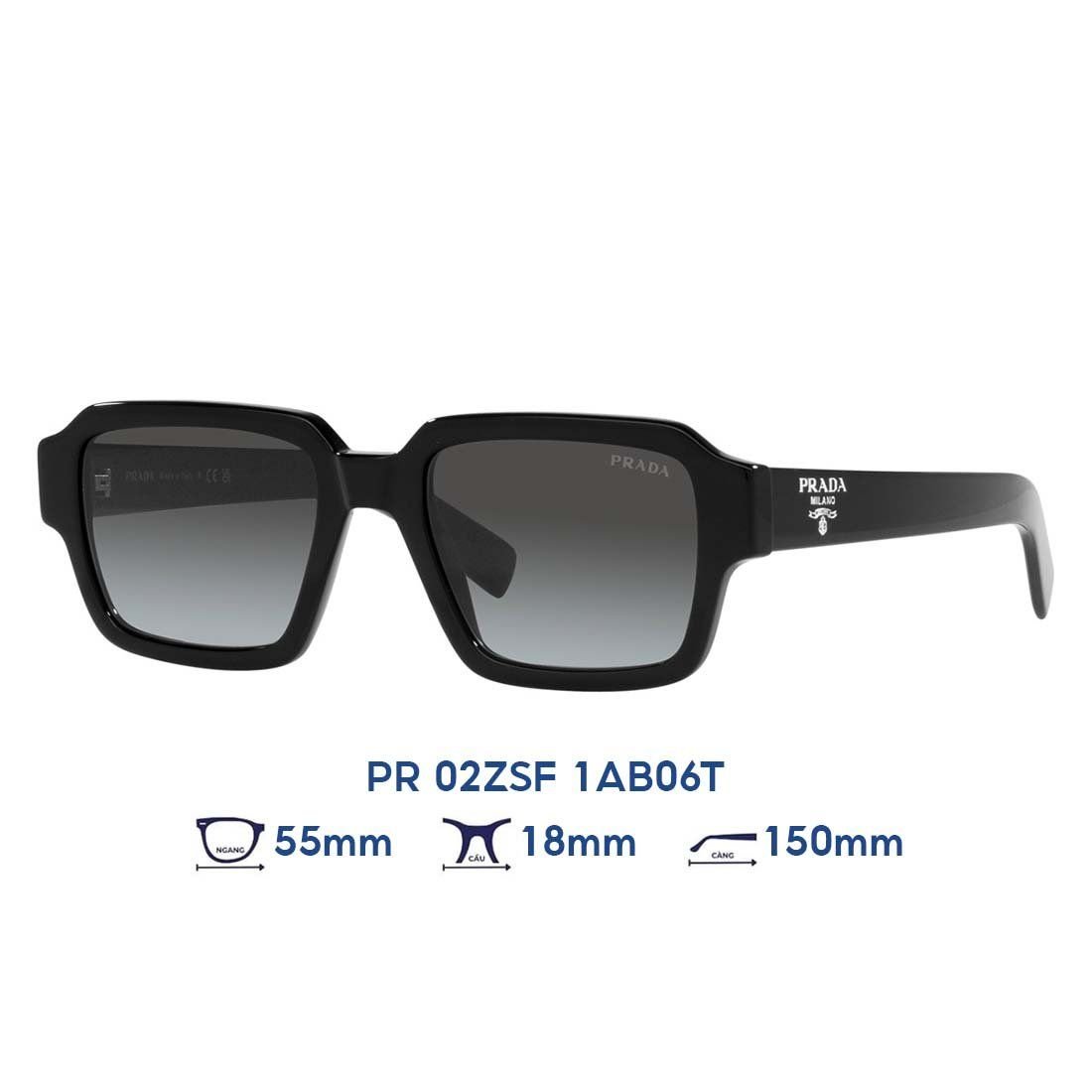  Kính mát PRADA PR 02ZSF 1AB06T 
