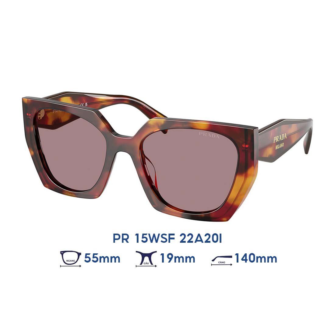  Kính mát PRADA PR 15WSF 22A20I 