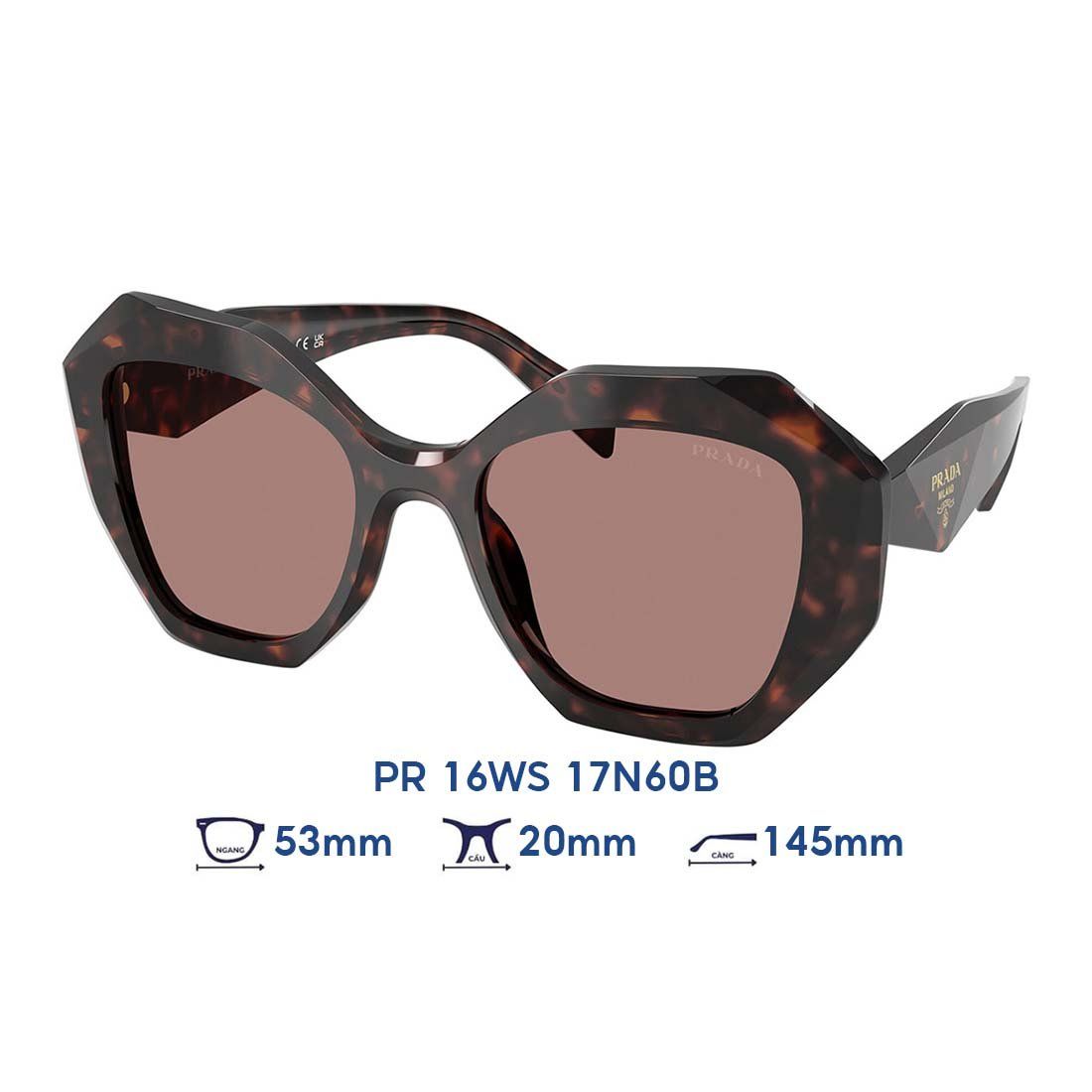  Kính mát PRADA PR 16WS 17N60B 