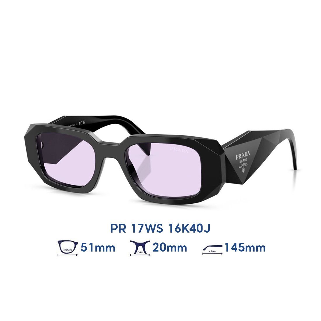  Kính mát PRADA PR 17WS 16K40J 