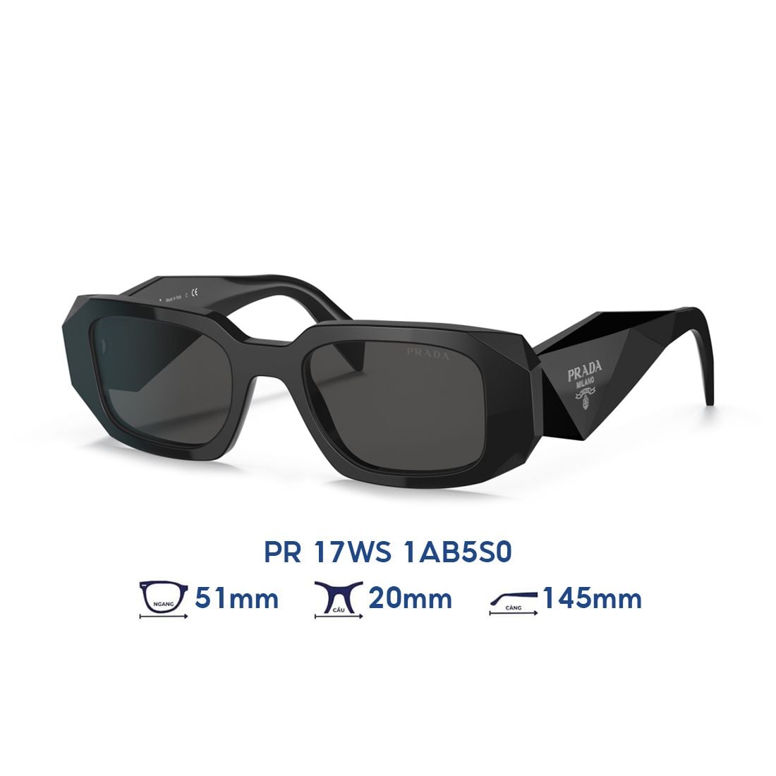  Kính mát PRADA PR 17WS 1AB5S0 