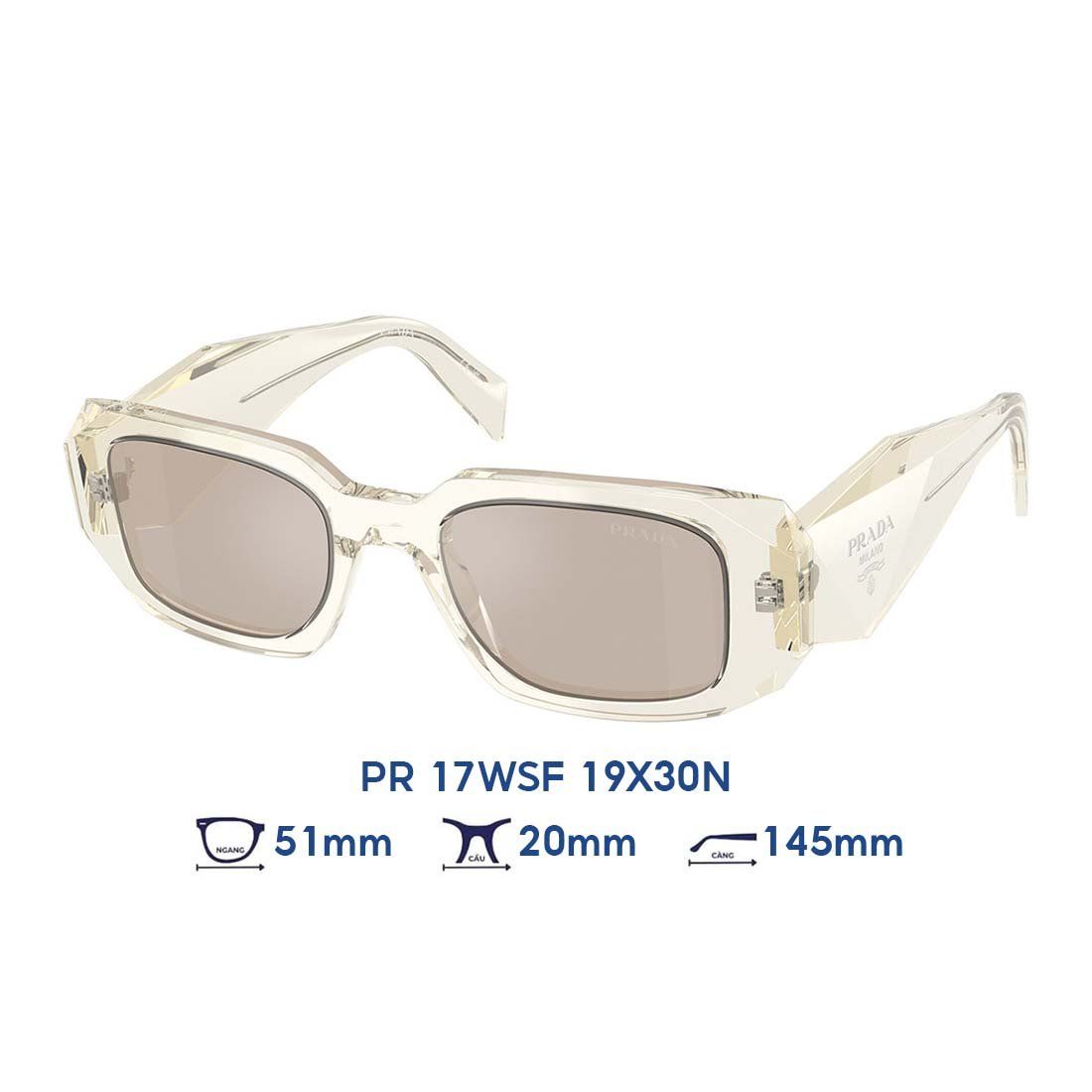  Kính mát PRADA PR 17WSF 19X30N 