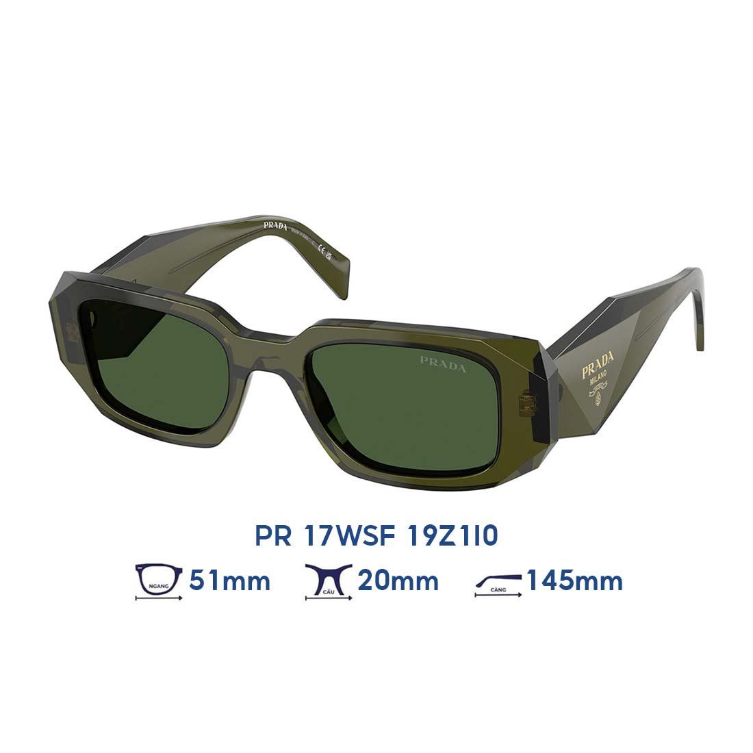  Kính mát PRADA PR 17WSF 19Z1I0 