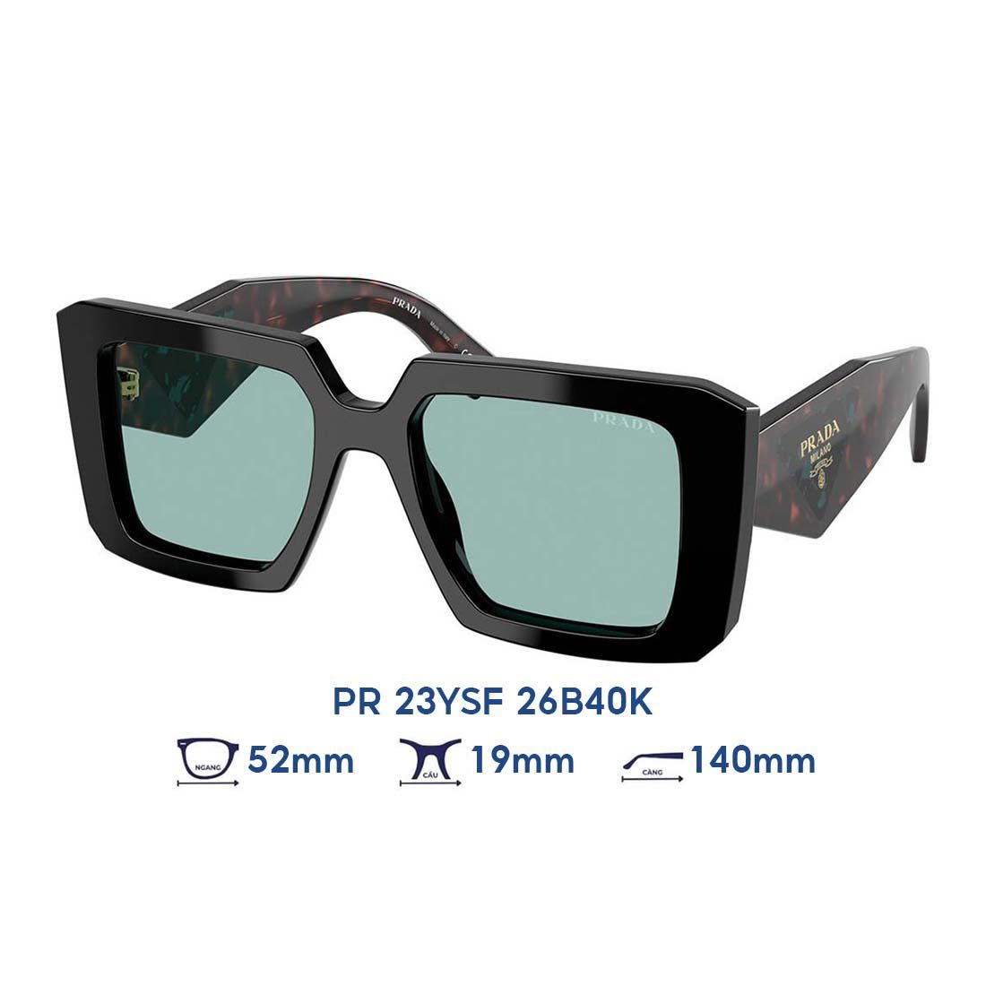  Kính mát PRADA PR 23YSF 26B40K 