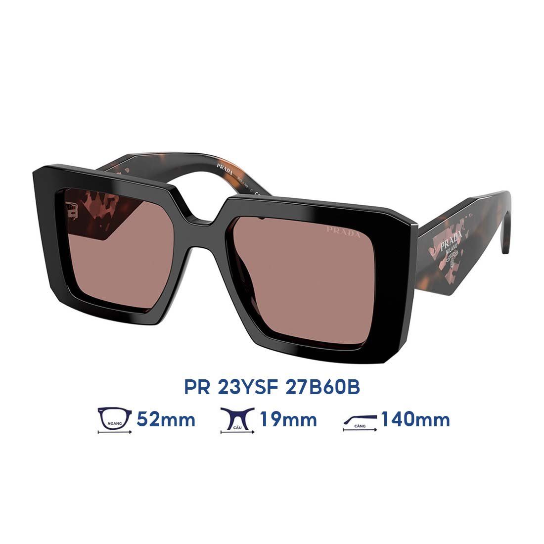  Kính mát PRADA PR 23YSF 27B60B 