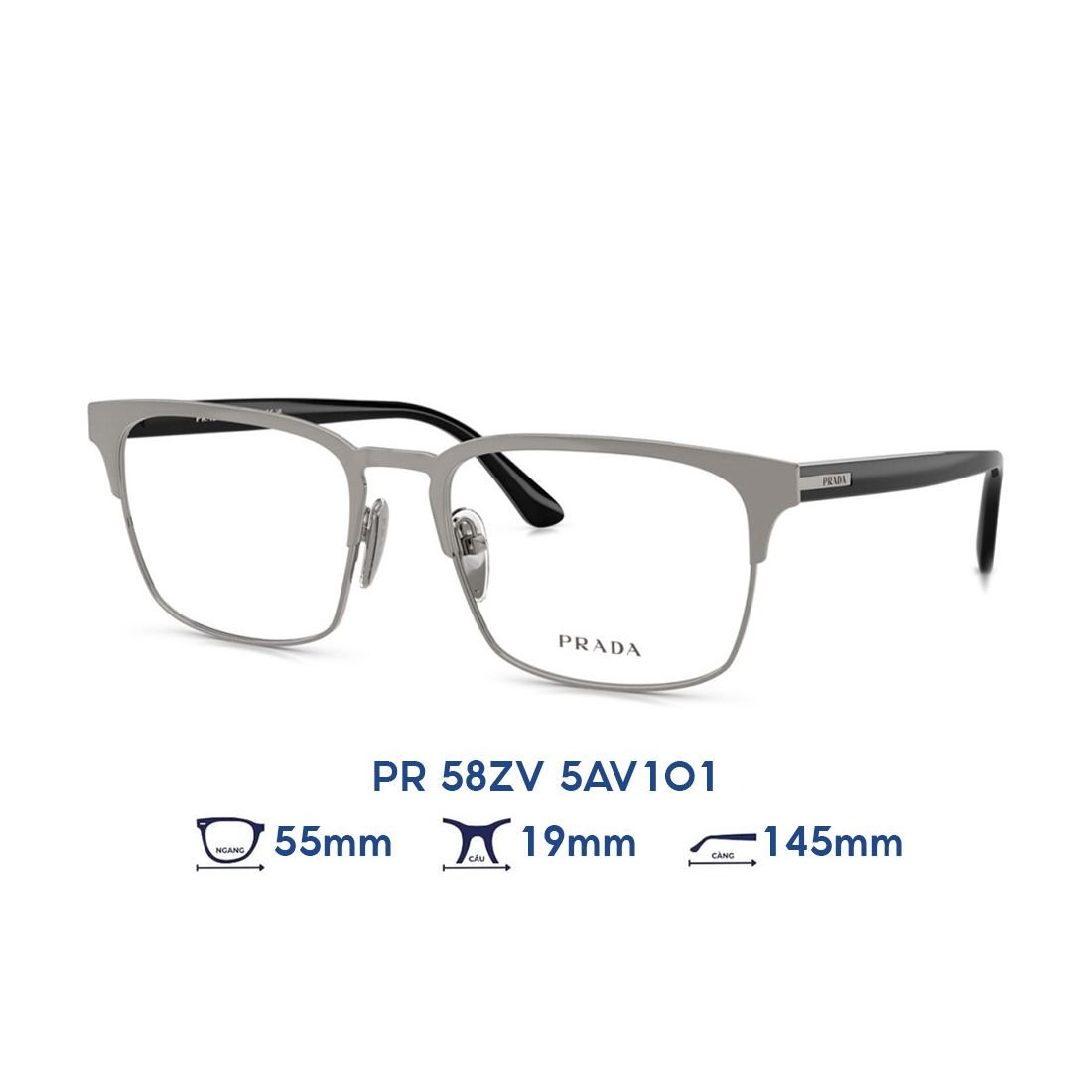  Gọng kính PRADA PR 58ZV 5AV1O1 
